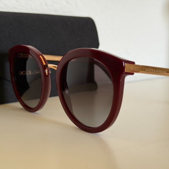 Dolce & Gabbana Red Sunglasses main image 4